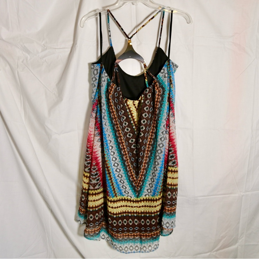 Jodi Kristopher Multicolor Patterned Top - Picture 2 of 3